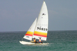 Goa Catamaran sailing